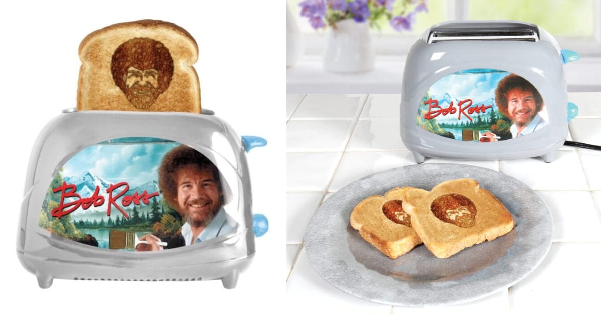 You Can Get A Bob Ross Toaster That Will Put His Face On Every Piece of Toast