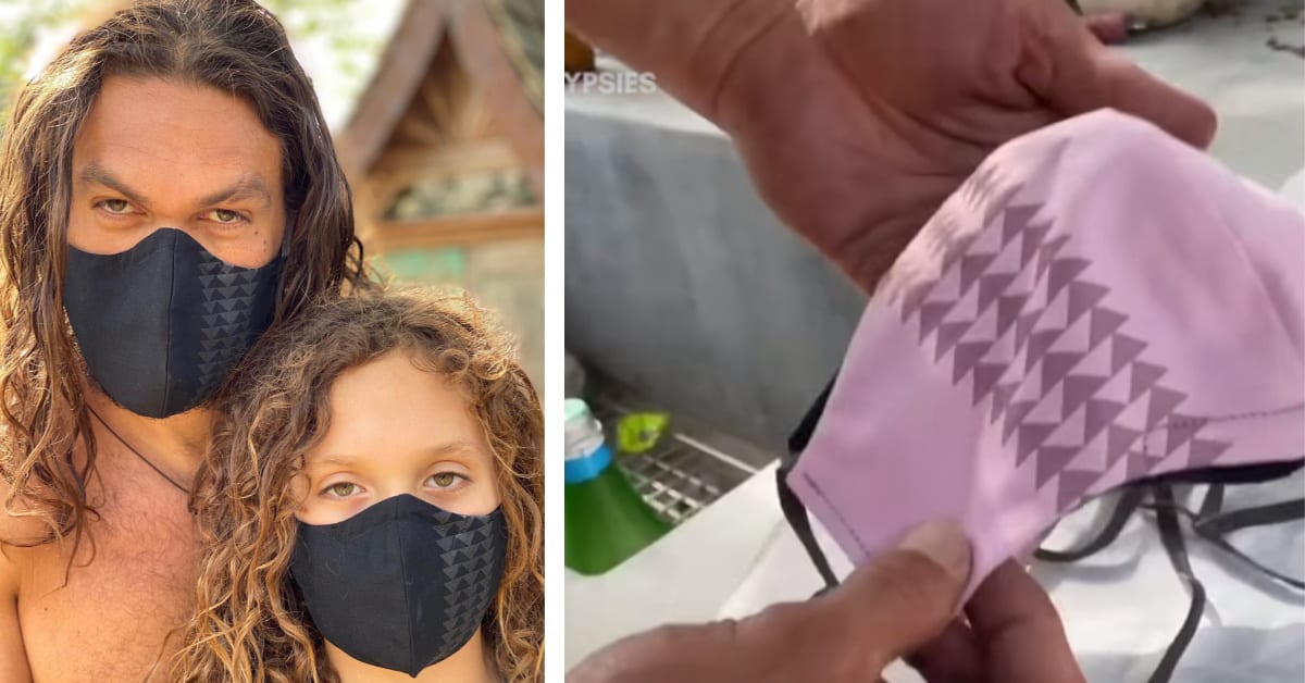 Jason Momoa Is Releasing Face Masks Inspired By His Arm Tattoo. Here’s How You Can Get Some.
