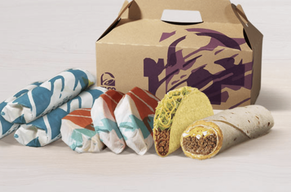 Taco Bell Just Introduced A $10 Cravings Box Complete With 4 Tacos and 4 Burritos and I Need It