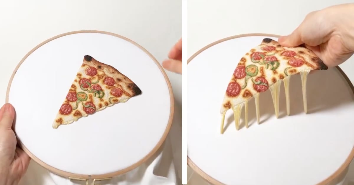 This Artist Embroiders Incredibly Realistic Looking Art and I Wish I Had Her Talent