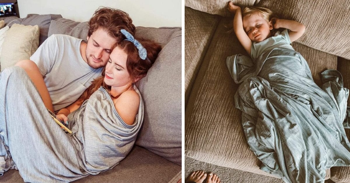 You Can Get A Cooling Blanket That Absorbs Heat to Keep You Cool While You Sleep