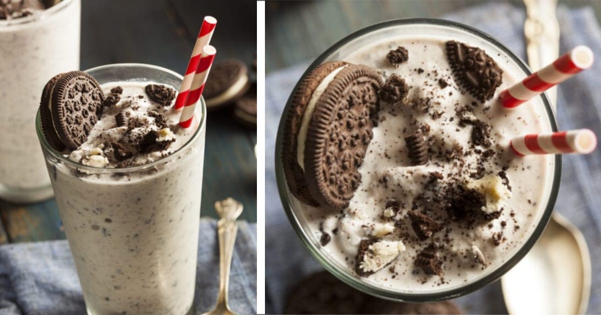 Copycat Starbucks Oreo Cookie Frappuccino Using Just 4-Ingredients
