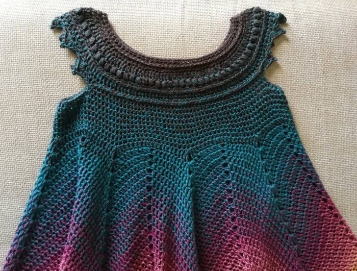 sachin and babi light blue dress Continental knitters: tips on improving tension?