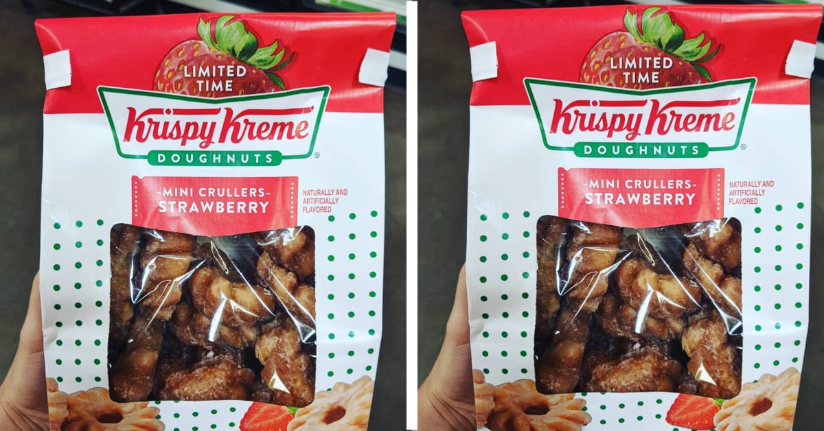 Krispy Kreme Mini Strawberry Donuts Are Here And I Need A Bag