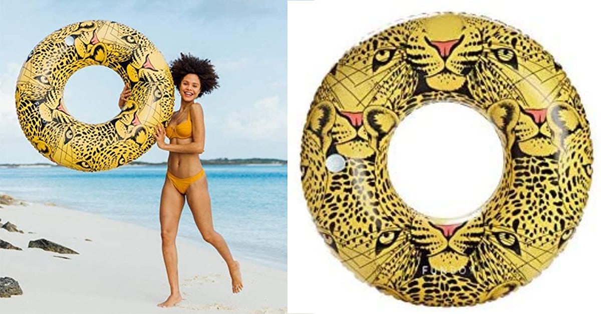 You Can Get An Inflatable Leopard Print Pool Float For All Those Cool Cats In Your Life