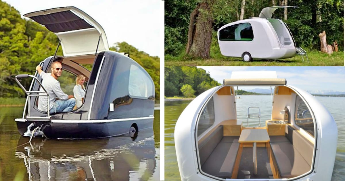 You Can Get a Camper Trailer That Doubles as a Boat and I Need It