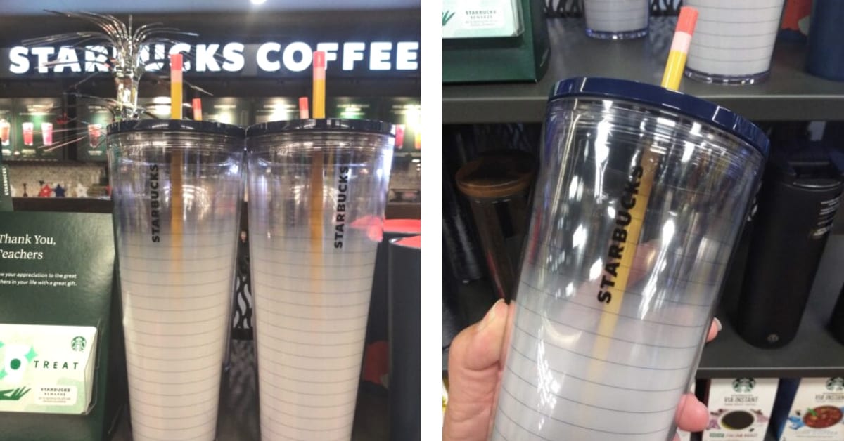 Starbucks Released A Teacher Tumbler That Comes With A Pencil Straw and We All Need One