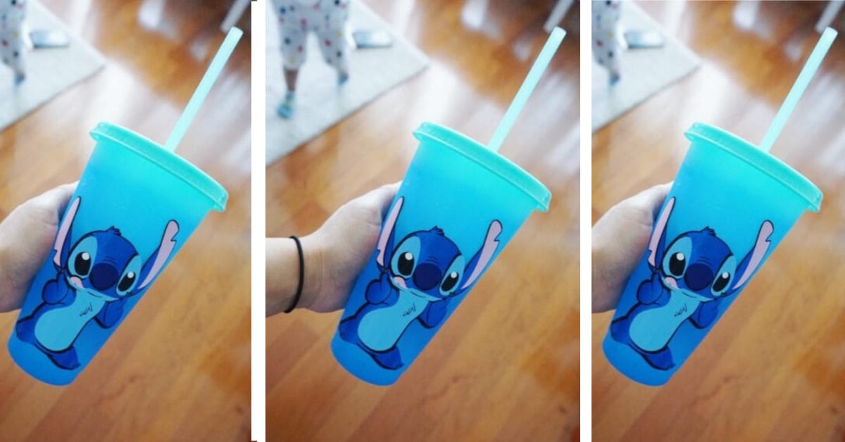 You Can Get A Color-Changing Stitch Starbucks-Type Cup and I Need It