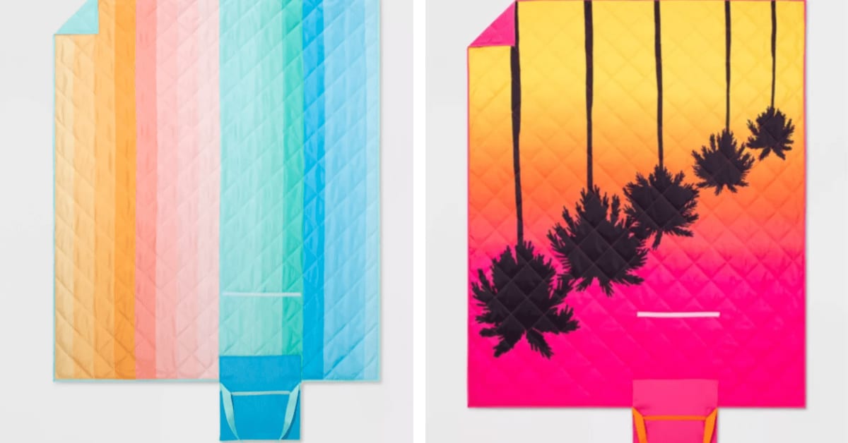 Target Is Selling $20 Picnic Blankets That Come In A Bag And I Want Them All