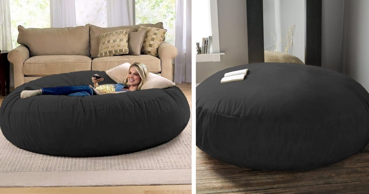 Amazon is Selling A Giant 6-Foot Bean Bag Chair And I Need It Now