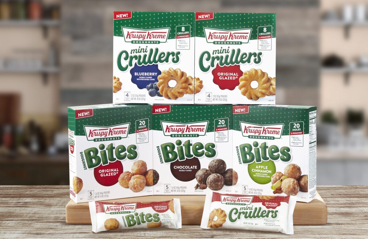 Krispy Kreme Released New Donut Bites and Mini Crullers You Can Find Right In The Grocery Store