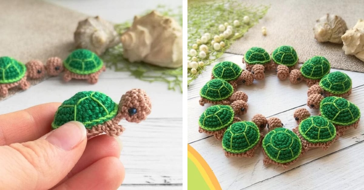You Can Crochet Miniature Turtles And They Are Absolutely Adorable