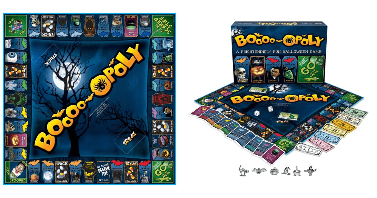 This Board Game is Basically A Halloween Version of Monopoly And You Can Buy Haunted Houses