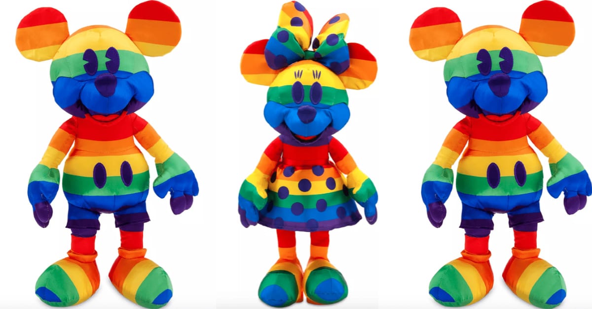 Disney Is Selling Rainbow Mickey and Minnie Bears In Support of Pride Month and I Want Them