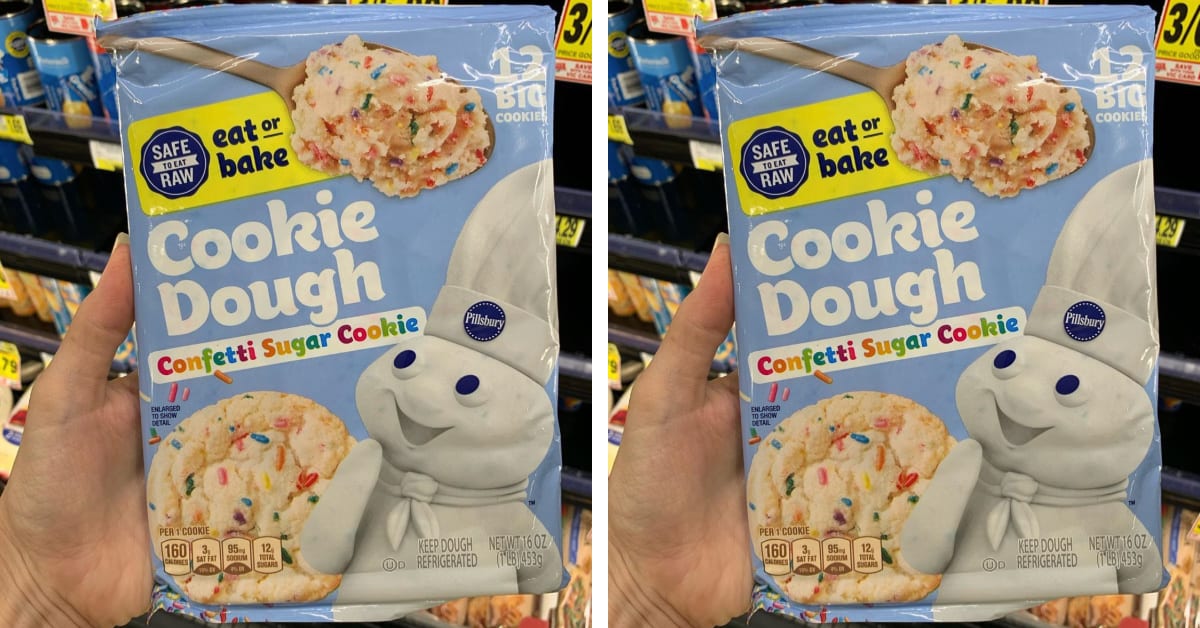 You Can Get Pillsbury Confetti Sugar Cookie Dough You Can Eat Raw and I Need Some Now