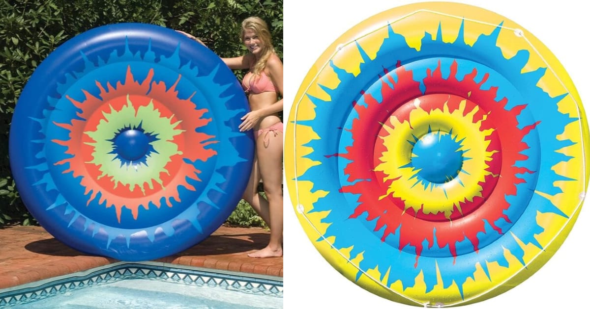 This Tie Dye Pool Float Is So Groovy, I Need It