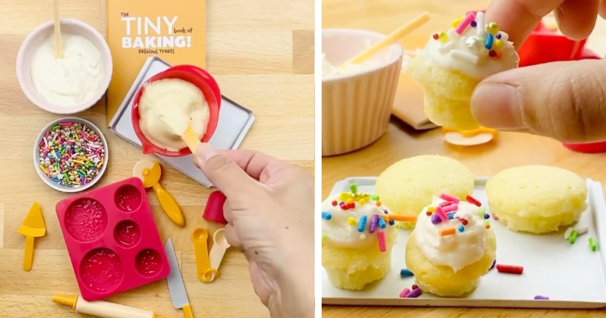 This Tiny Baking Kit Allows You To Make Tiny Foods Right In Your Own Oven