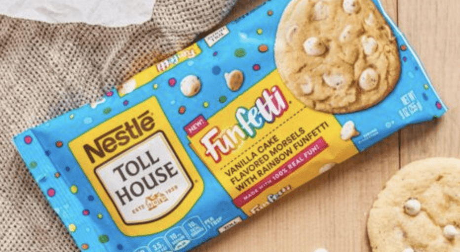 Funfetti Baking Morsels Are Coming That Are Vanilla Cake Flavor Stuffed With Rainbow Sprinkles