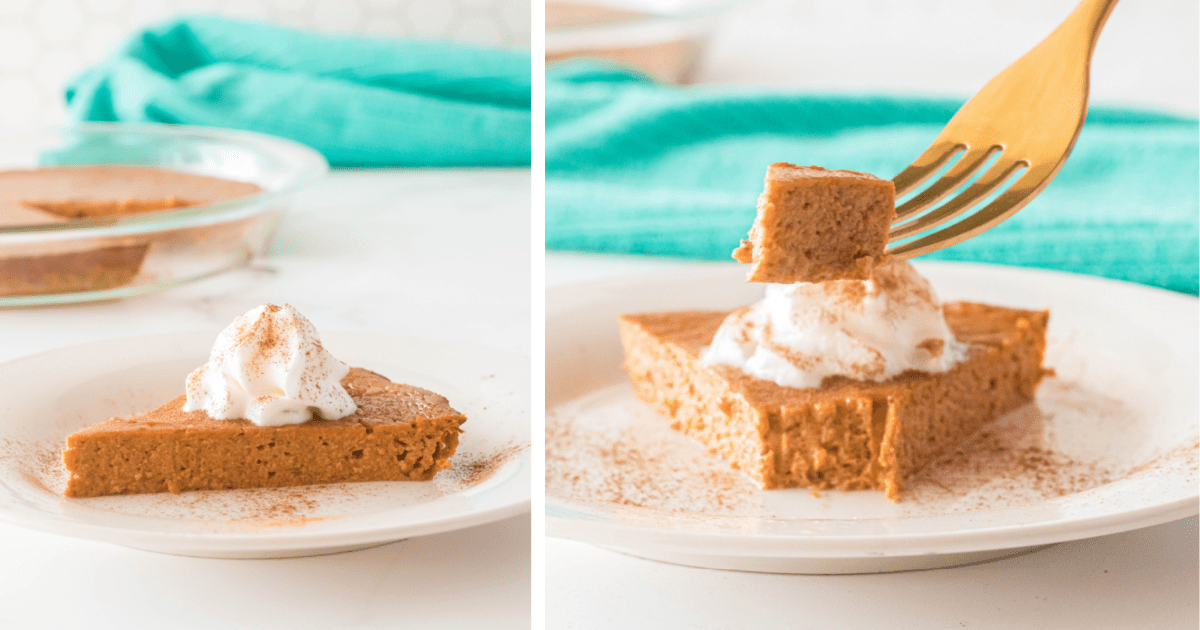 Easy Crustless Pumpkin Pie