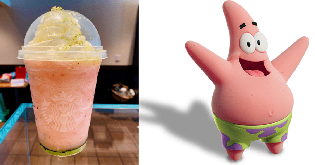 Here’s How You Can Get A Patrick Star Frappuccino Off The Starbucks Secret Menu