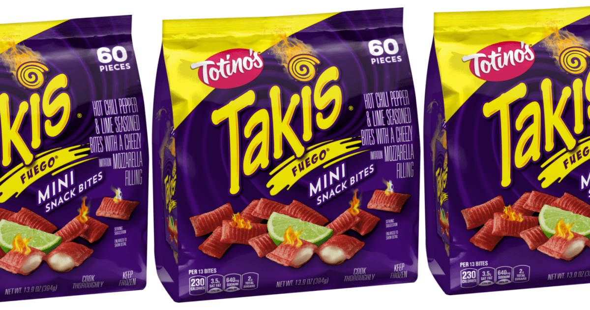 Totino’s Is Releasing Takis Mini Snack Bites Stuffed With Mozzarella Cheese and Covered In Hot Chili Pepper Seasoning
