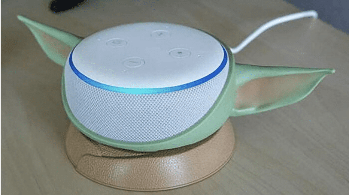 You Can Get A Baby Yoda Holder For Your Echo Dot And I’m Getting One