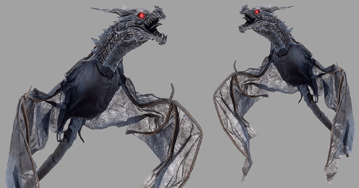 You Can Get A Flying Animatronic Dragon For Halloween And It’s Creepy Cool