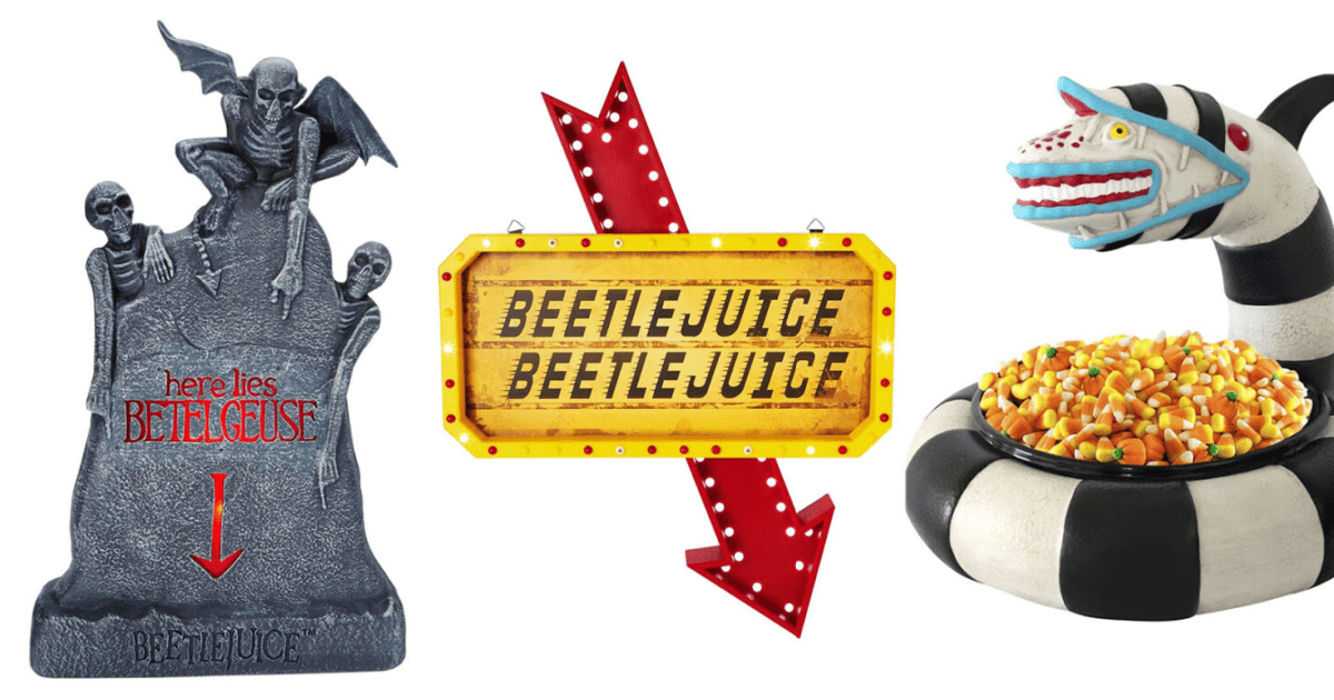 Spirit Halloween Has An Entire Beetlejuice Collection For Halloween and It’s Showtime!