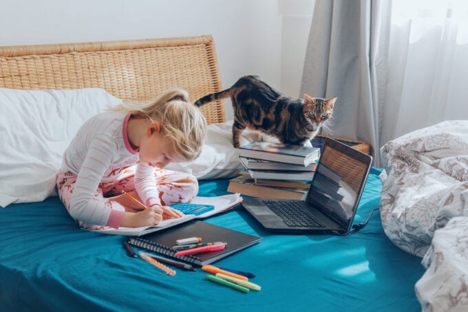 Some Schools Are Banning Students From Wearing Pajamas While Doing Online Learning