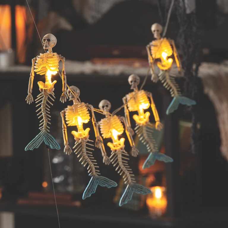 These Skeleton Mermaid Lights Will Light Up The Night This Halloween