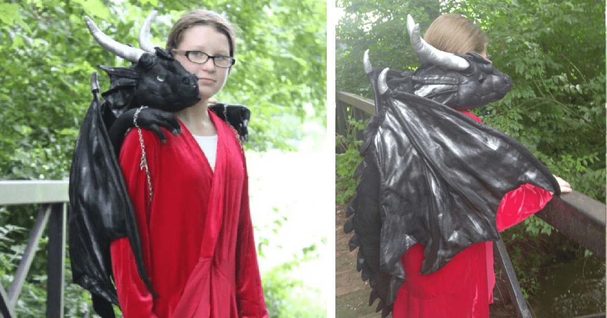 You Can Make Your Own Dragon That Rides Right On Your Back and I Want One