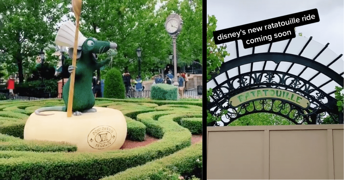 This TikTok Shows Us A Sneak Peek Of The New Ratatouille Ride At Epcot