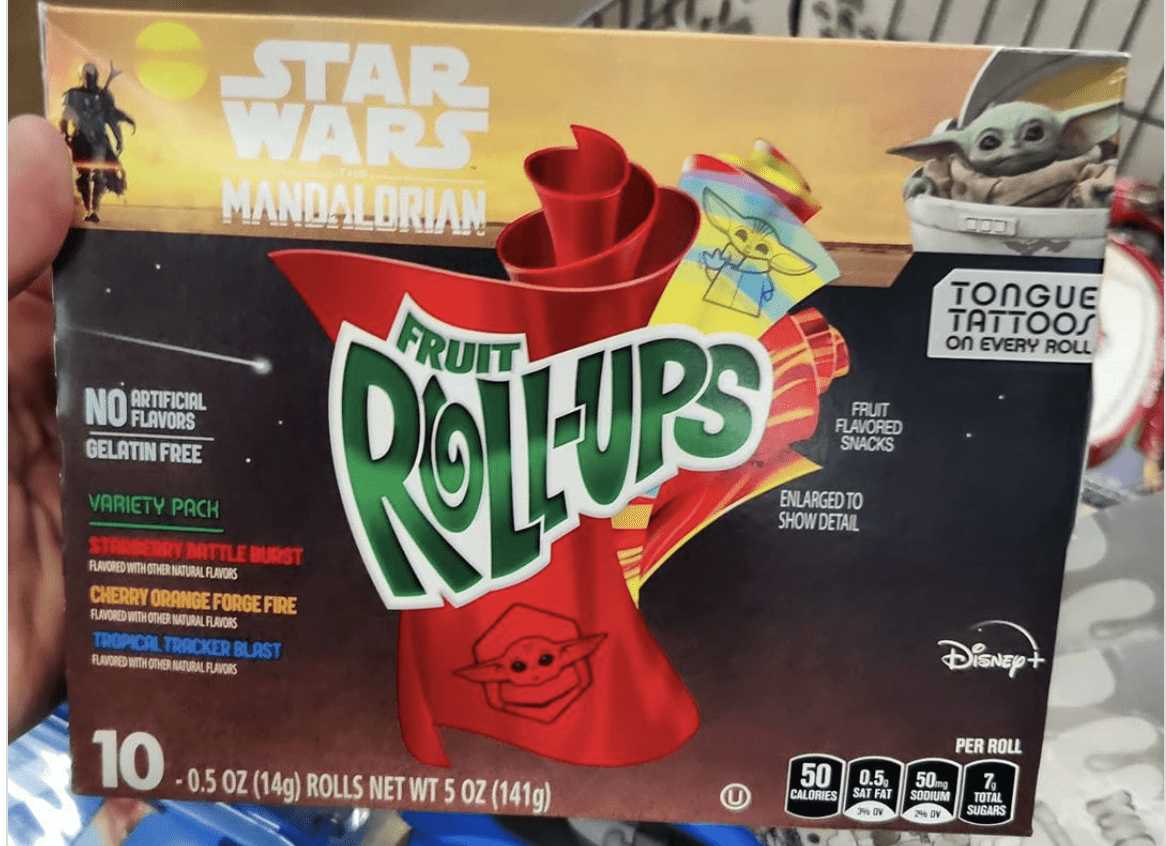 ‘Star Wars’ Fruit Roll-Ups Are Here Complete With Baby Yoda Tongue Tattoos and I Need Them