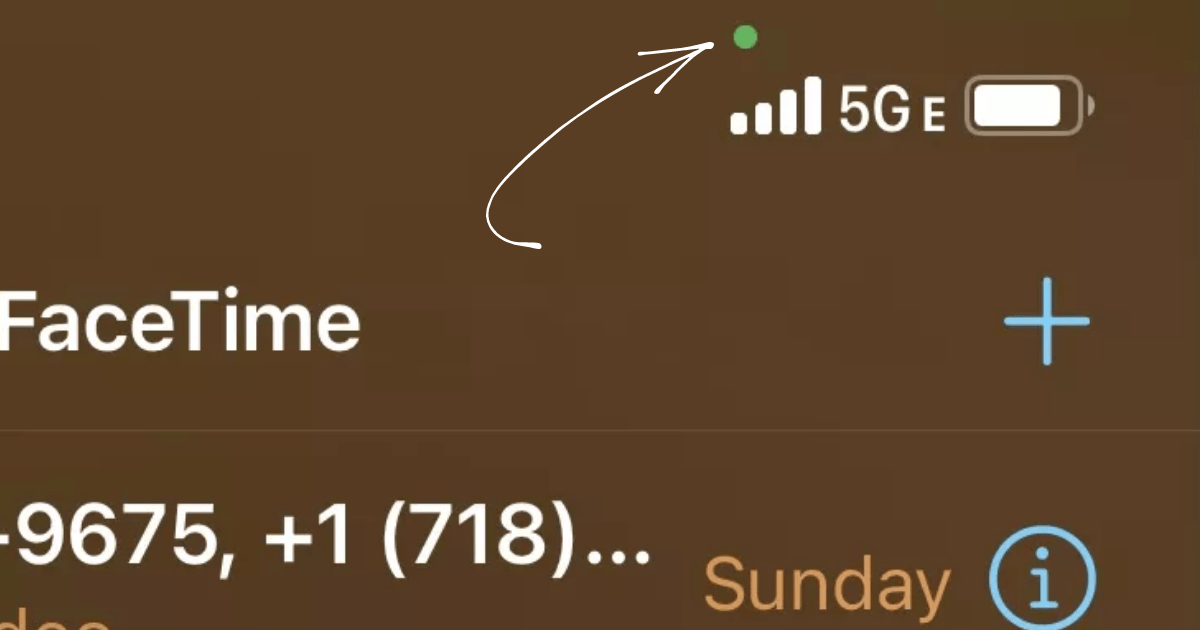 If You See An Orange Or Green Orange Dot Turn On While Using Your iPhone, Here’s What It Means