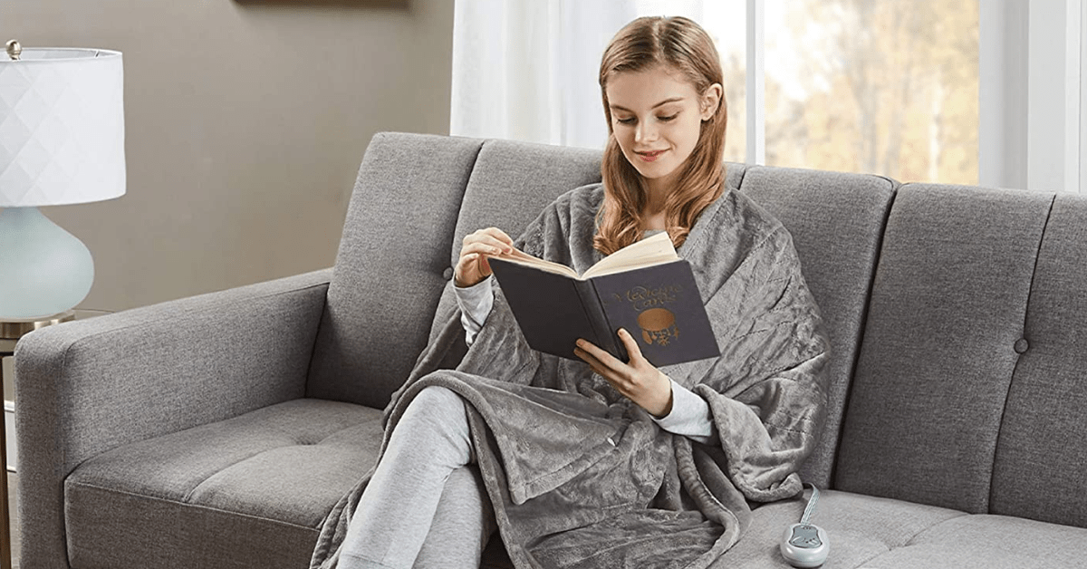 You Can Get A Heated Blanket Wrap For The Person Who’s Always Cold