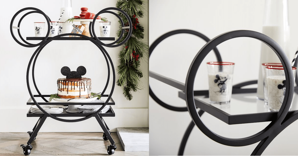 Pottery Barn Has A New Mickey Mouse Kitchen Cart And I Want One!