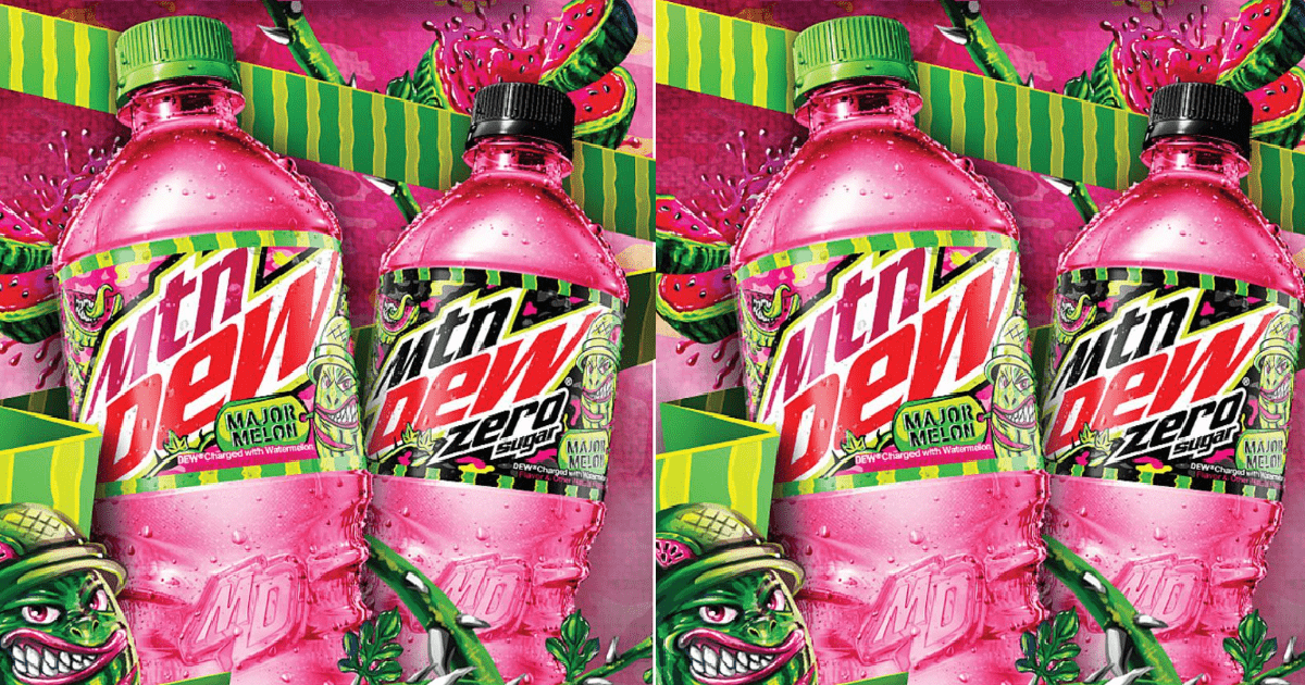 Mountain Dew Is Releasing A Watermelon Flavor And It Is Bright Pink