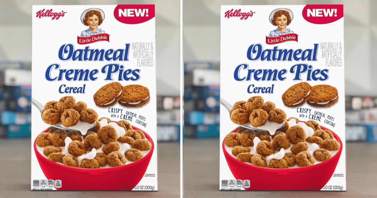 Little Debbie Has An Oatmeal Creme Pies Cereal So Now You Can Have Snack Cakes For Breakfast