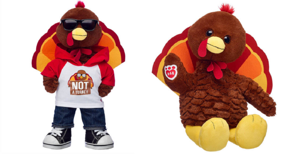 Build-A-Bear Released A Colorful Turkey Bear Just In Time For Thanksgiving