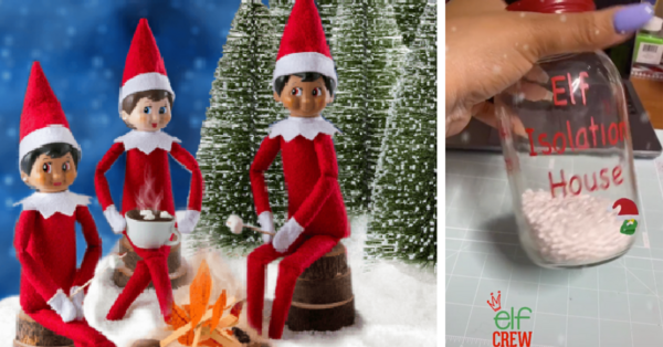 Parents Are Going Crazy For These Elf Isolation Houses