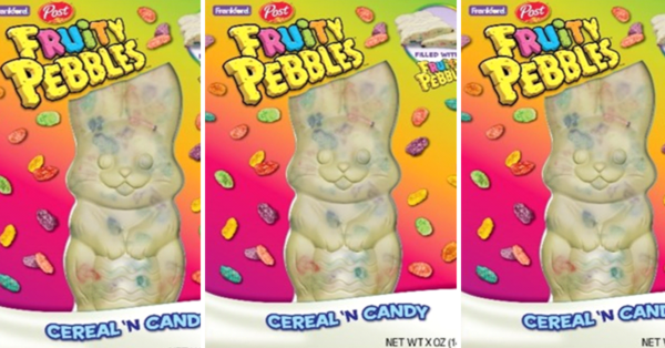 Move Over Chocolate Bunnies, You Can Now Get A Fruity Pebbles Infused White Chocolate Bunny For Easter