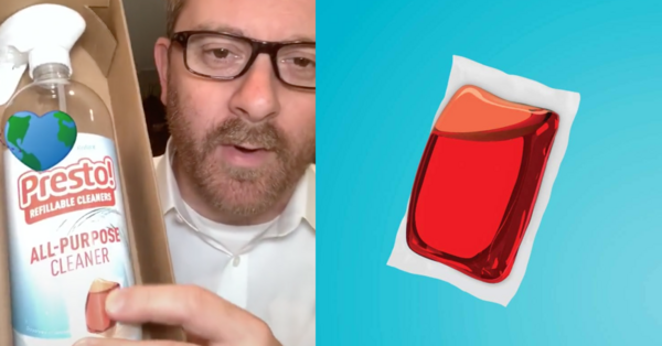 These Reusable Cleaning Kits Come With Concentrated Pacs Filled With Cleaner You Just Stick In Water