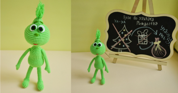 You Can Crochet The Cutest Baby Grinch Doll And My Heart Just Grew Three Sizes
