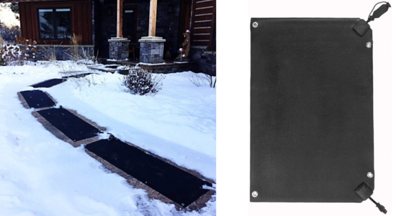 This Heated Mat Melts Snow So You Don’t Have To Shovel All Winter Long