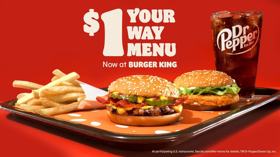 Burger King Is Finally Launching Their Own Dollar Menu And To Celebrate, Their Sending Random People $1 On Venmo