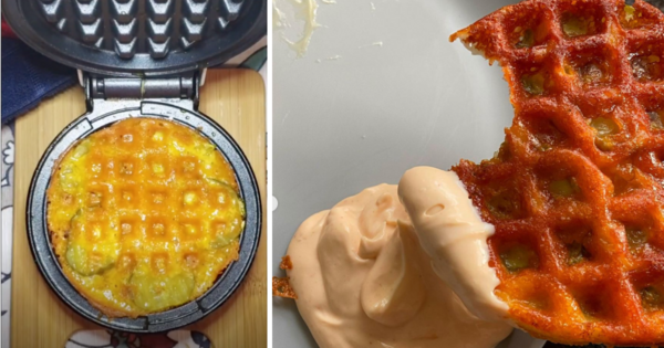Fried Pickle Chaffles Are The Hottest New Food Trend and I Am Obsessed