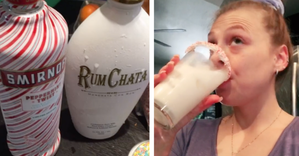 This Viral Video Teaches You How To Make A Delicious Peppermint Cocktail For The Holidays