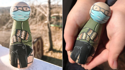 This Lady Created A Bernie Sanders Wooden Peg Doll And It Is Everything!