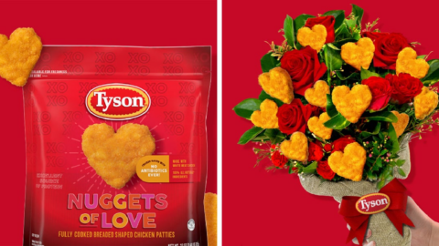 Tyson Is Making Heart Shaped Chicken Nuggets Just In Time For Valentine’s Day