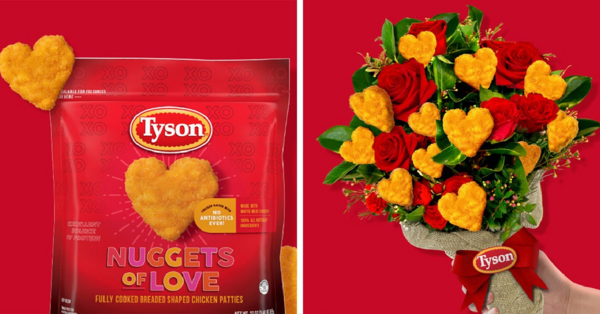 Tyson Is Making Heart Shaped Chicken Nuggets Just In Time For Valentine’s Day